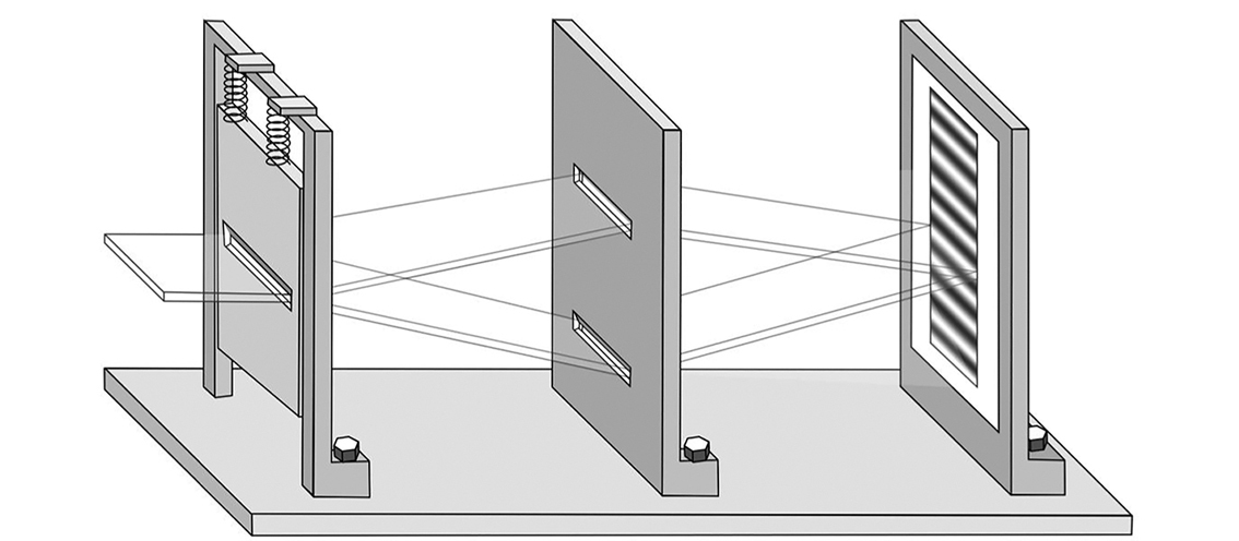 Quantum Uncertainty Tested in Experiment with a Real-life Moving Slit